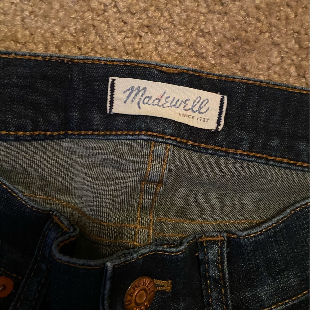 Madewell Women's Skinny Jeans in Dark Blue Wash - Picture 5 of 7